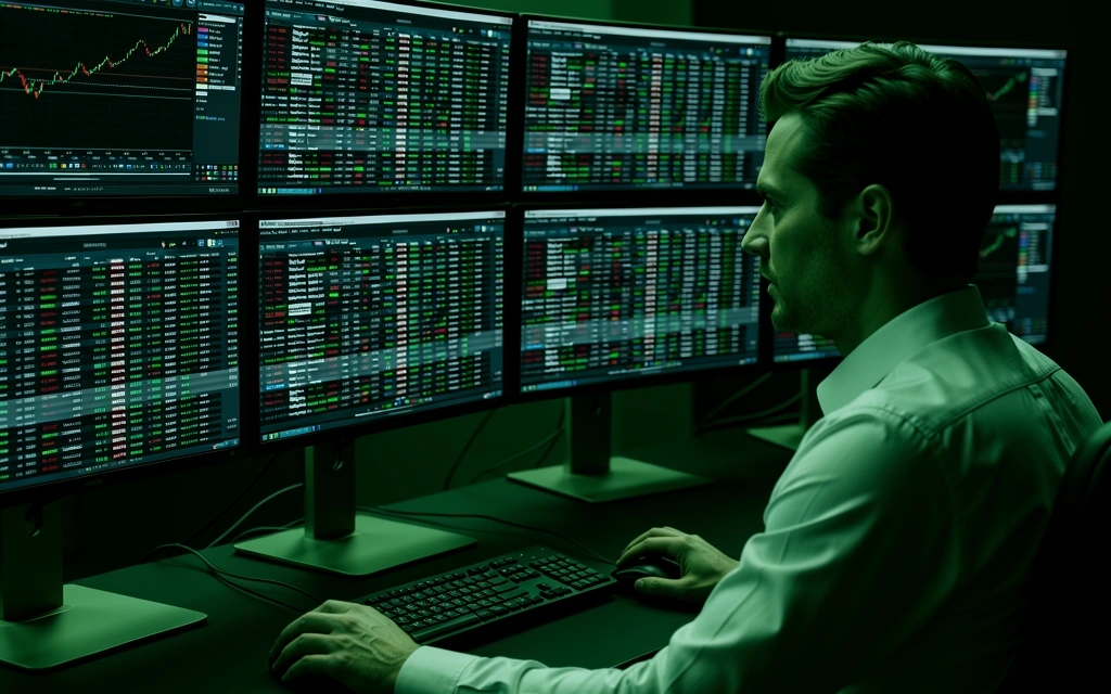 Institutional trading desk environment
